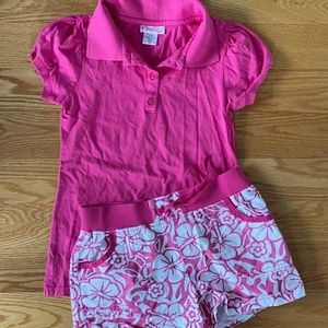 So Jenni NWOT Shorts + Fleurish NWOT Girl Polo (L)
